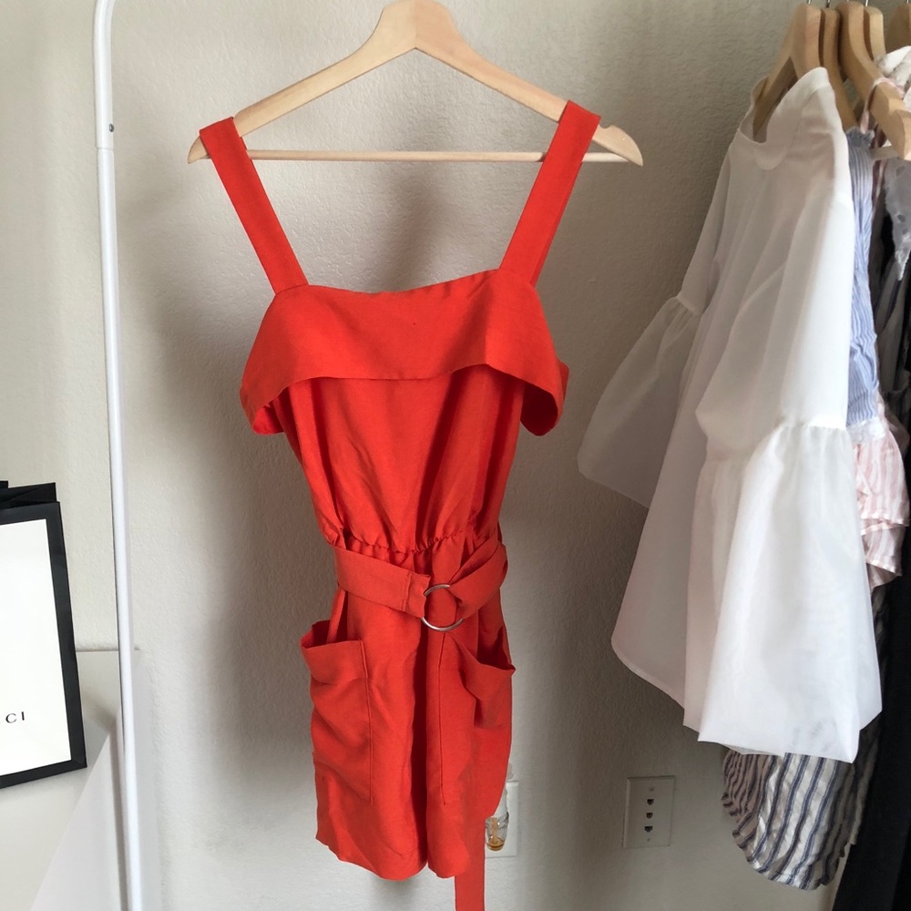 Orange/ Red H&M Romper